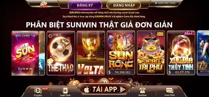 Các tiêu chí để Phân biệt Sunwin thật giả