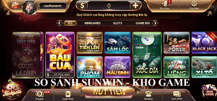 Các tiêu chí để So sánh Sunwin với các cổng game khác